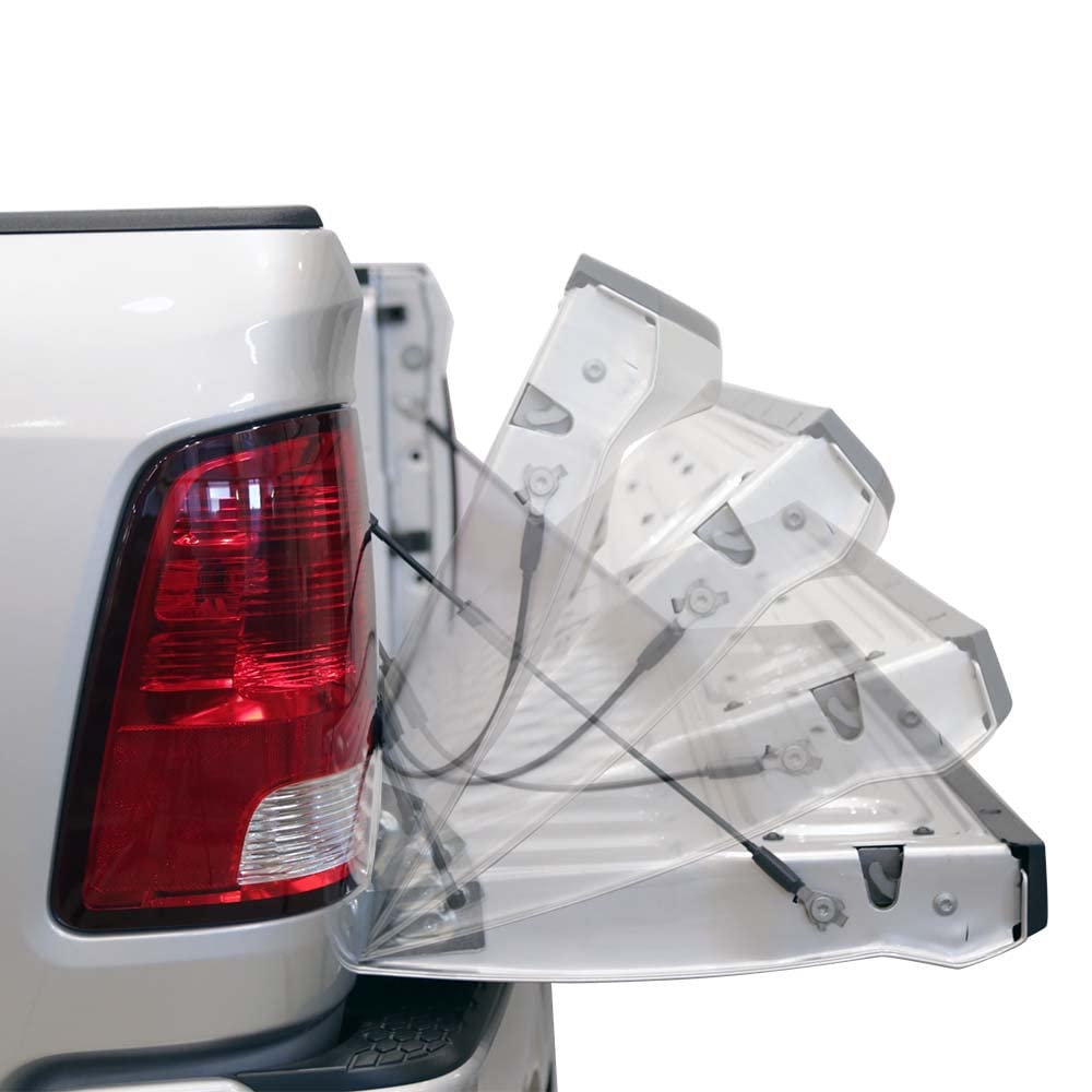 Installation hardware for DEE ZEE DZ43200 tailgate assist ready for setup.