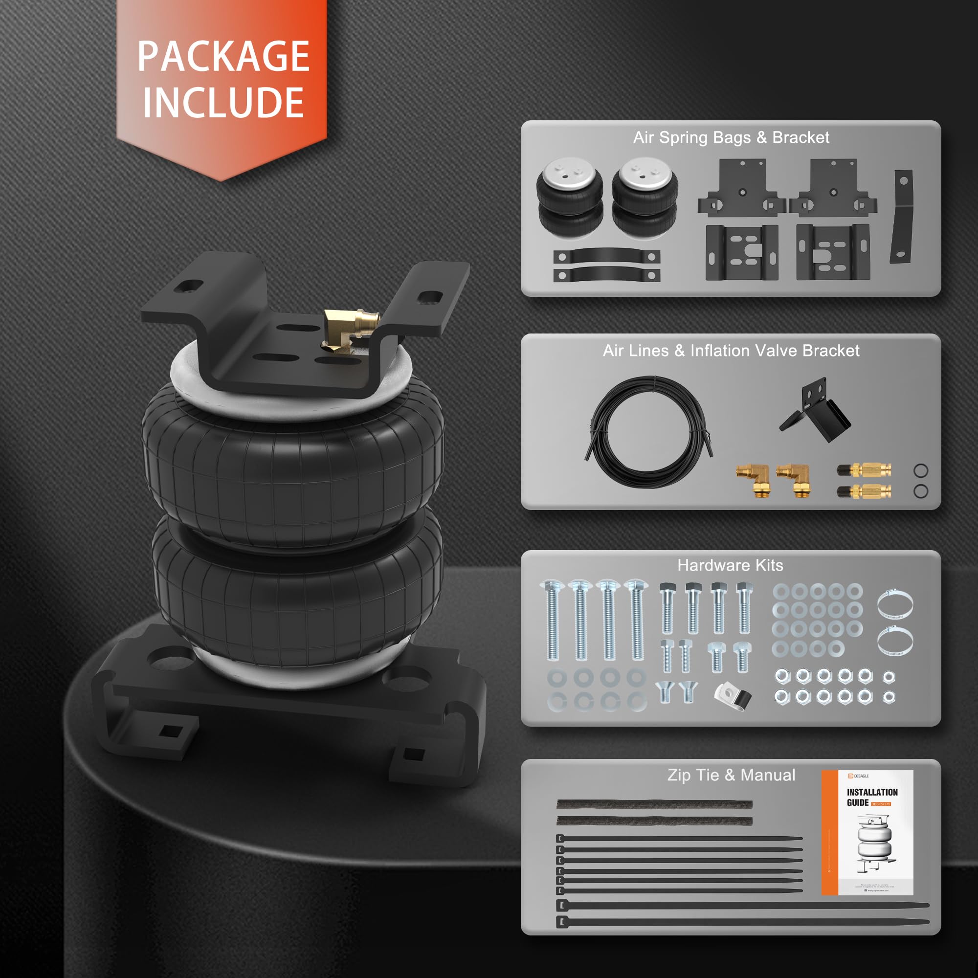 DEEAGLE 57275 packaging-ready image highlights durable construction and complete hardware.