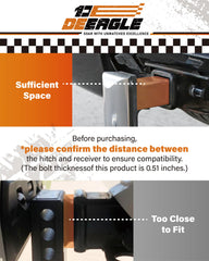 Mounted on trailer hitch demonstrating universal compatibility across classes