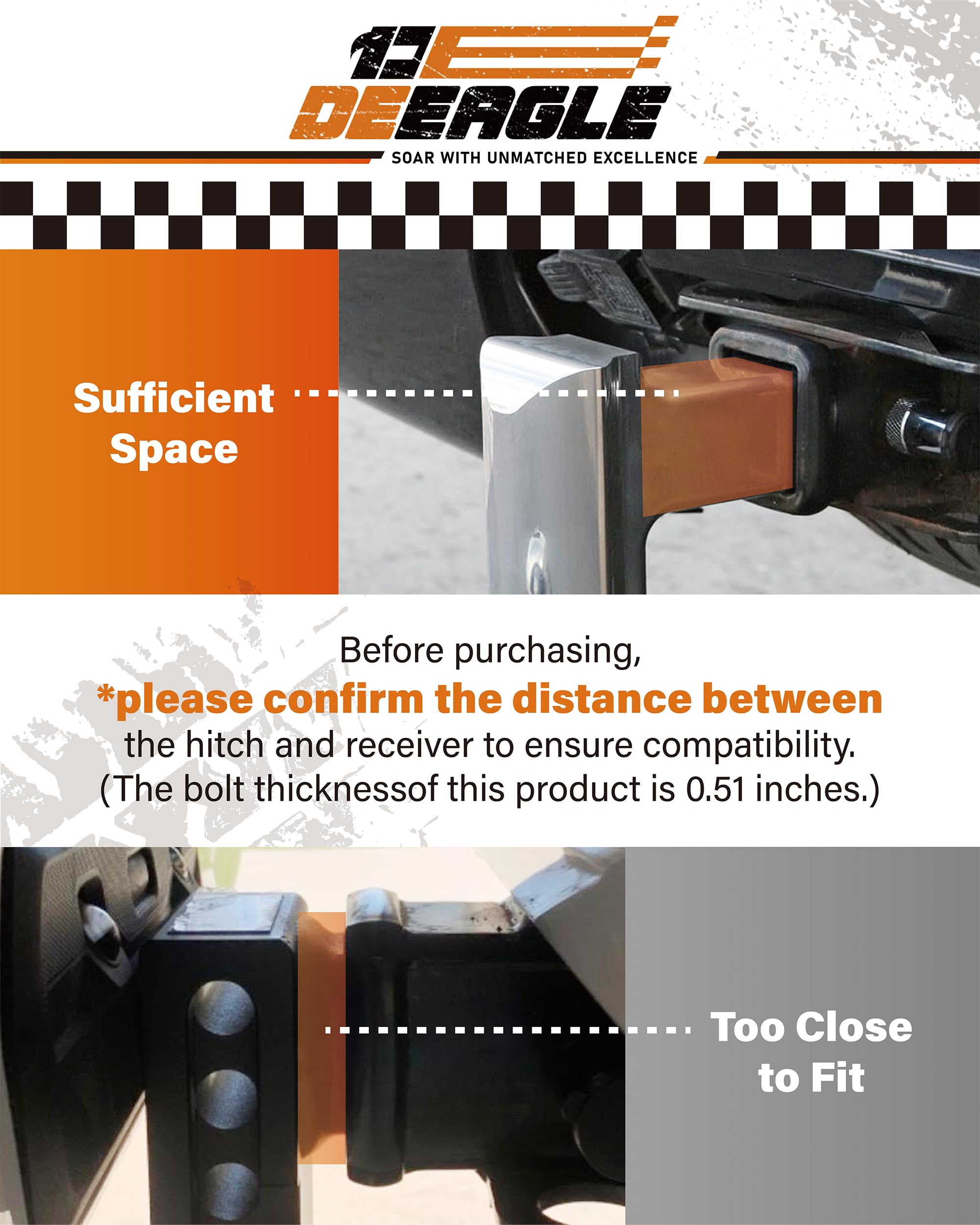 DEEAGLE quiet tow on road with reduced noise during travel.