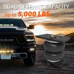 Ram 2500 air bags kit installation with pre-drilled holes for easy setup