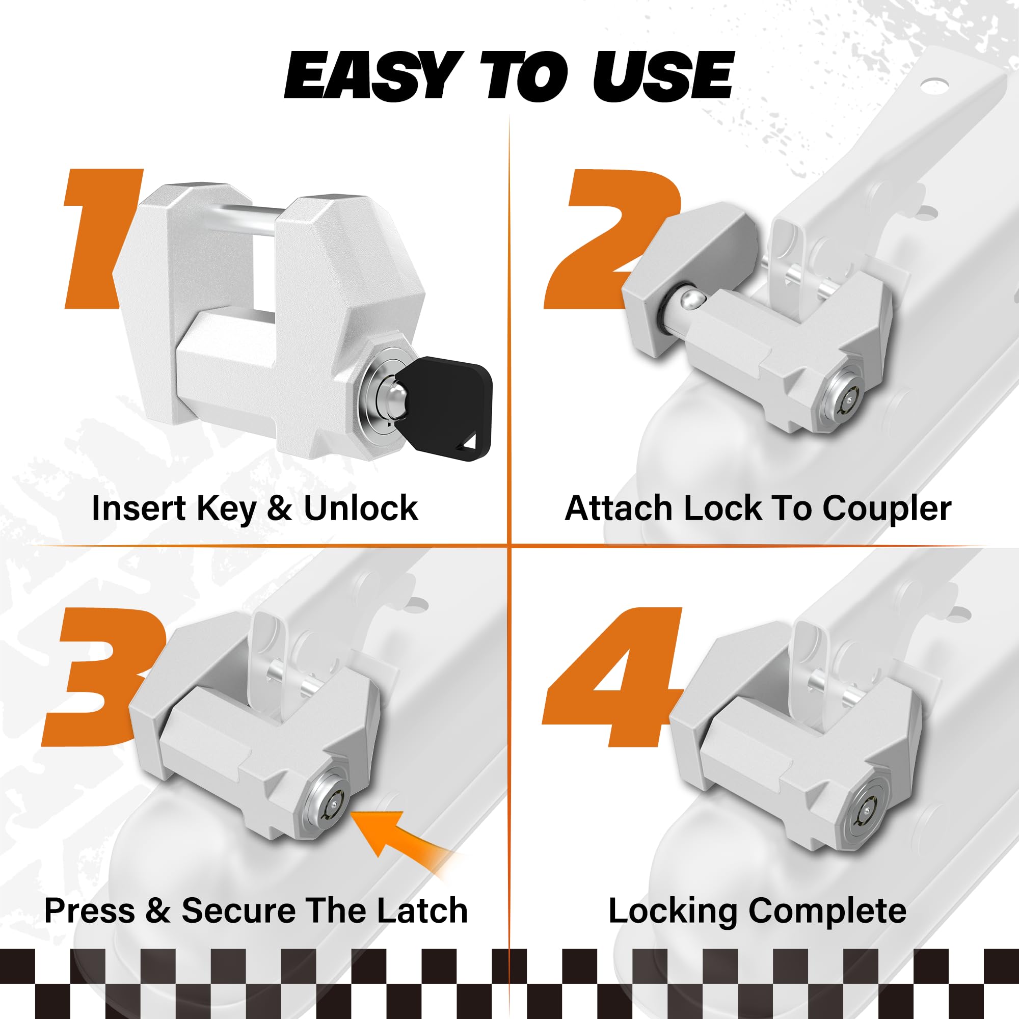 Aluminium body of DEEAGLE lock showing robust construction