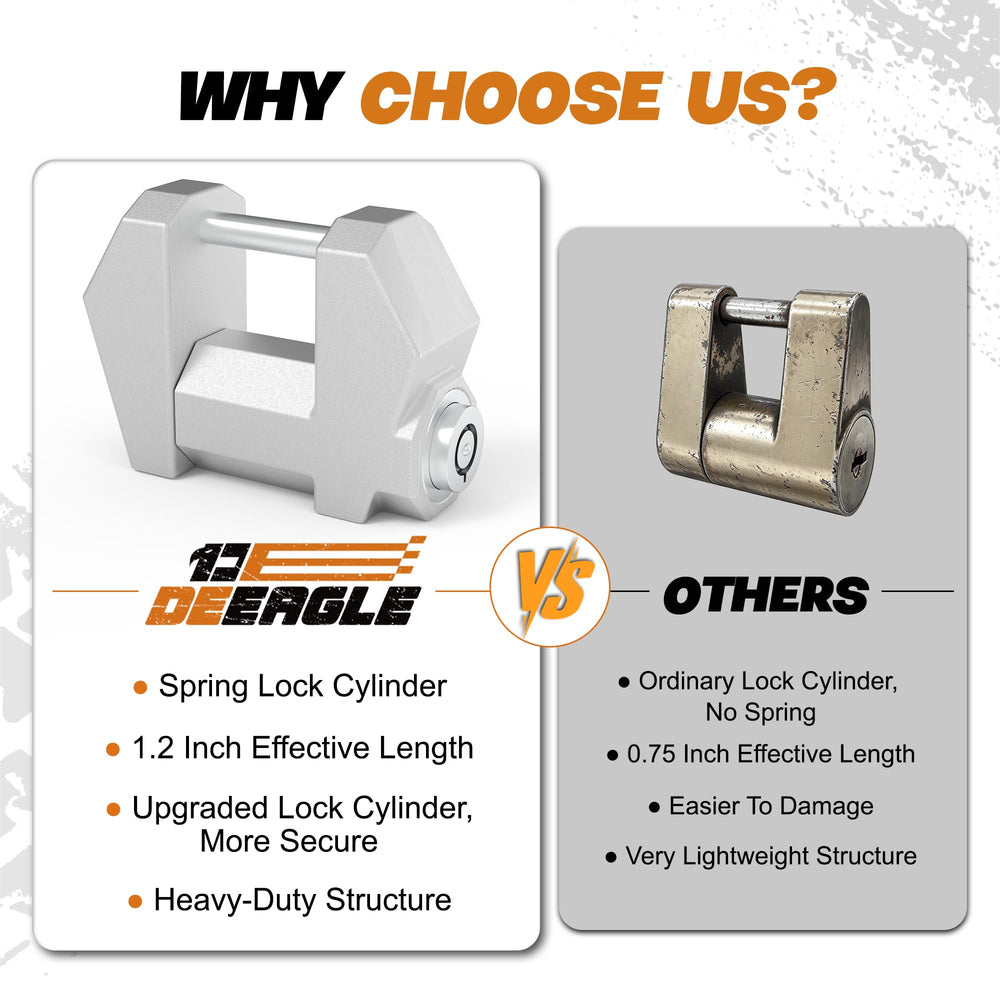 DEEAGLE lock side profile emphasizing sturdy build for transport trailers