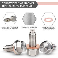 DEEFILL magnet close-up showing high-strength neodymium magnet.