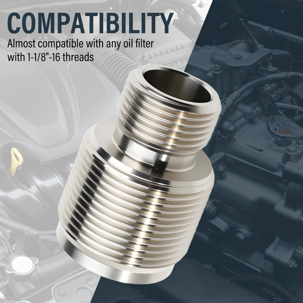 DEEFILL precision machined threads provide a snug, leak-free fit.