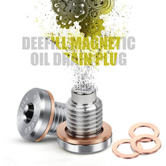 DEEFILL red copper crush washers pack; ensures reliable seal and reduced oil leaks.