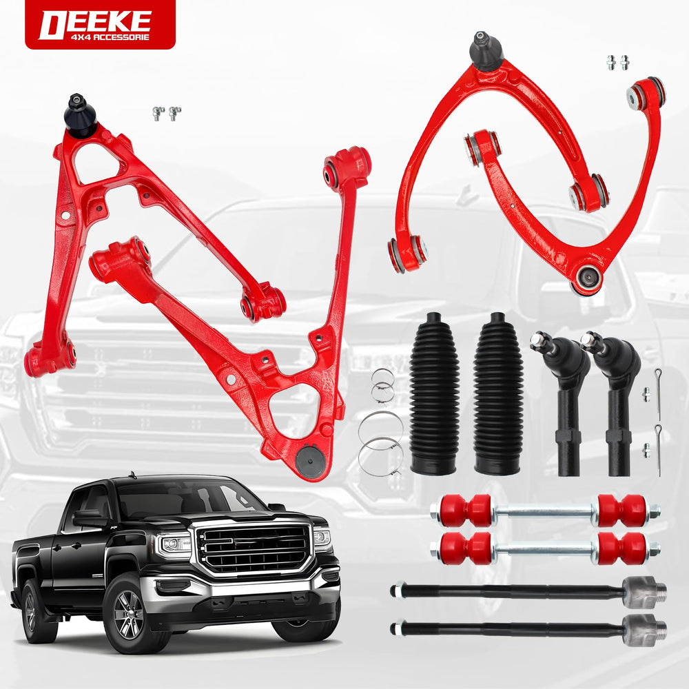 DEEKE 4x4 12pc kit designed for multiple 2007–2014 GM models.