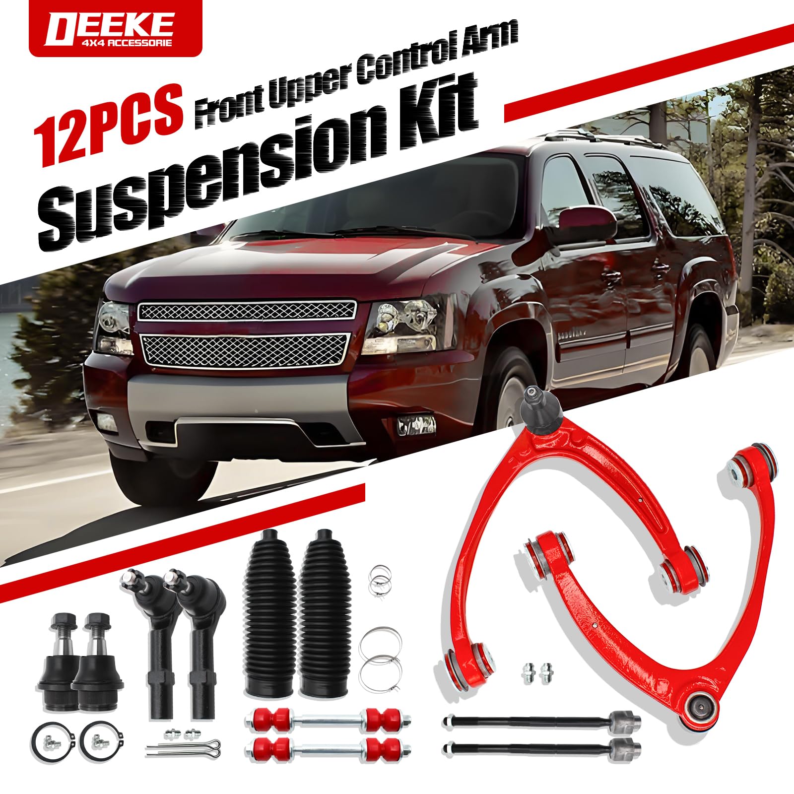 DEEKE 4X4 front sway bar end links for precise handling and reduced body roll