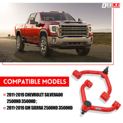 DEEKE 4X4 front upper control arm with pre-installed ball joint for quick fitment.