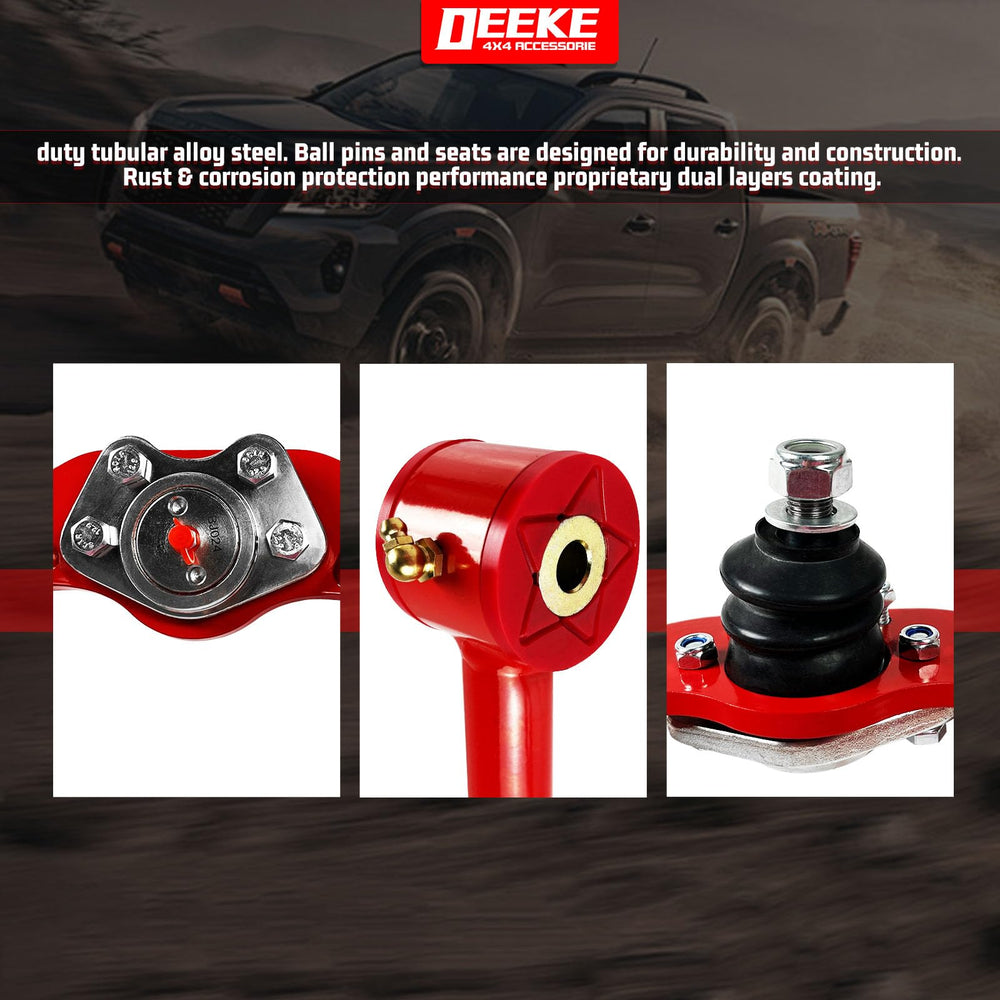 DEEKE 4X4 front upper control arm bushing boosts wear resistance and longevity.