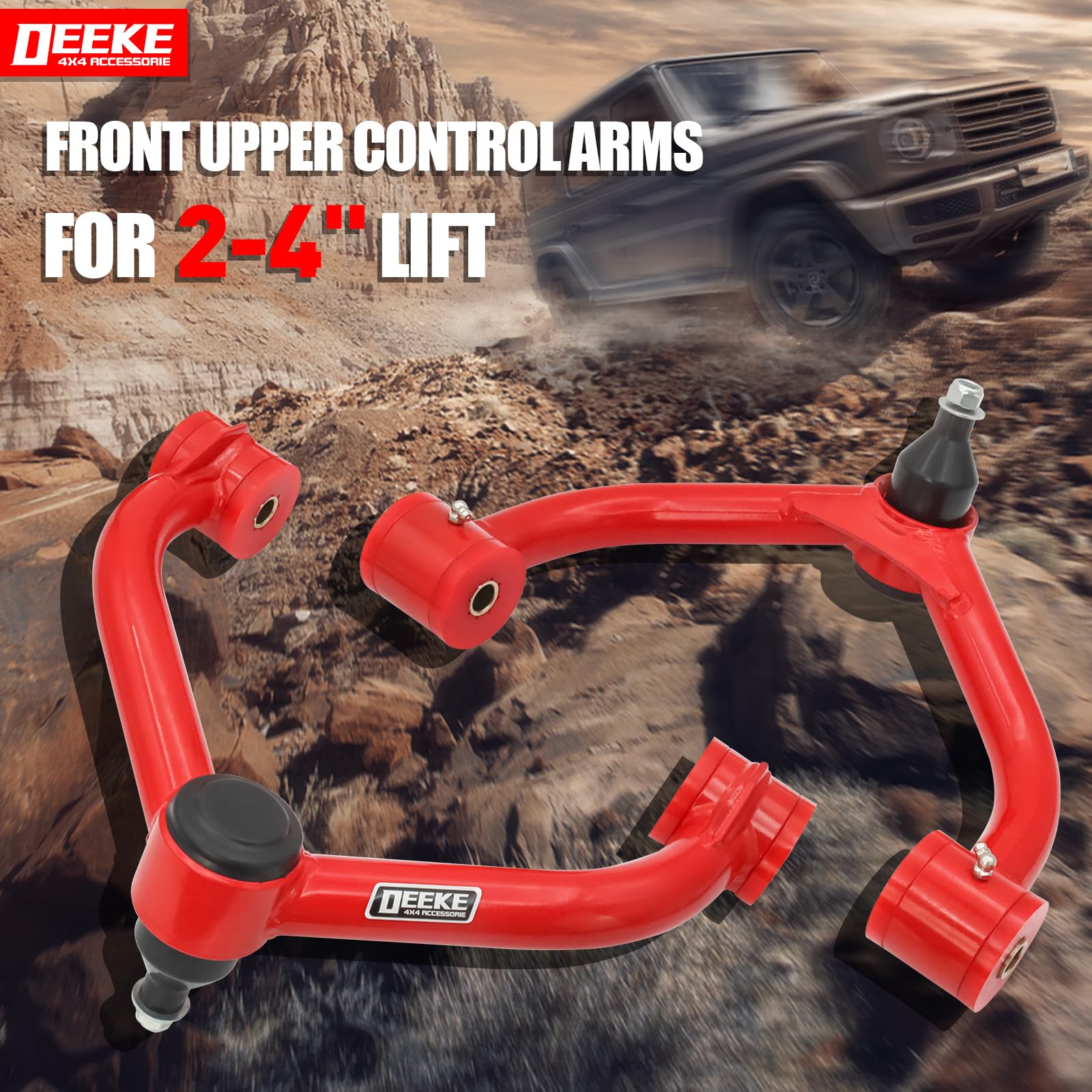 DEEKE 4X4 front upper control arm right with ball joint for stable steering.