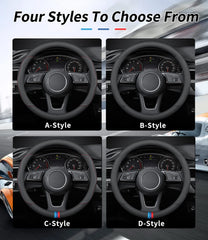 Deer Route non-slip inner plaid stabilizes the wheel for safer handling.