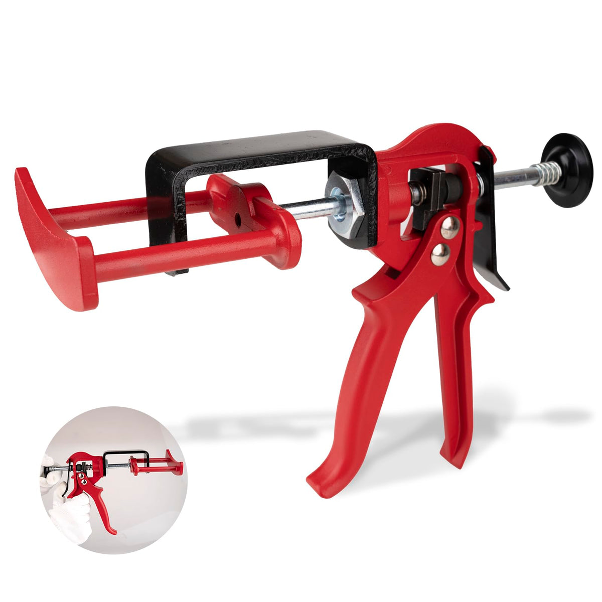 Defabee dual-piston brake caliper compressor for quick pad replacement on most cars.