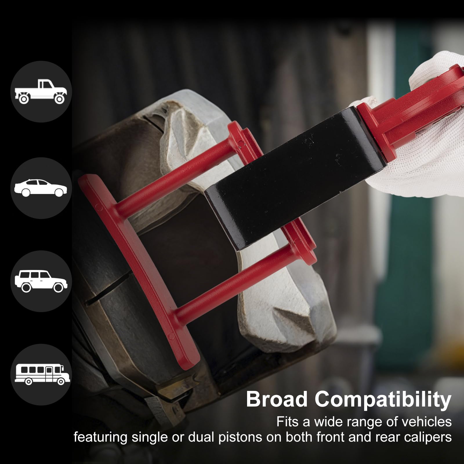Defabee compatible with disc brakes across cars, trucks, and SUVs.