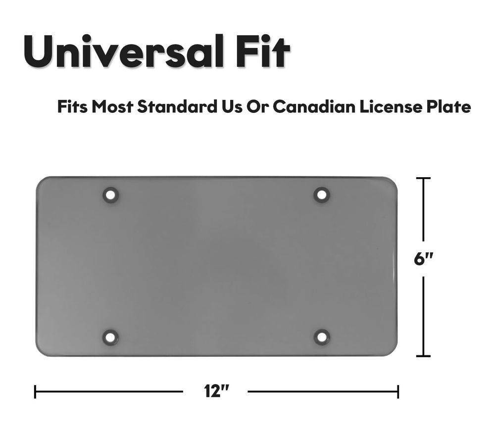DEFEK 2-pack license plate frame rust-resistant material for durability.
