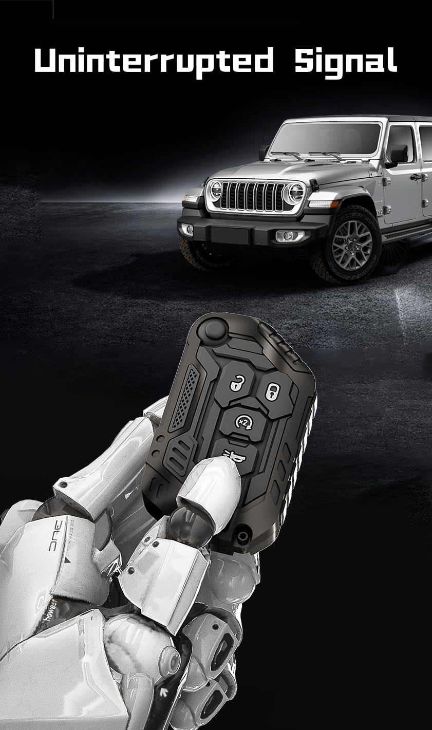 DEGEMEEN Jeep Wrangler keychain accessory adds style and secure carry.