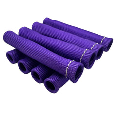 DEGEOBERLIN spark plug boot heat shield purple protects boots from engine heat.