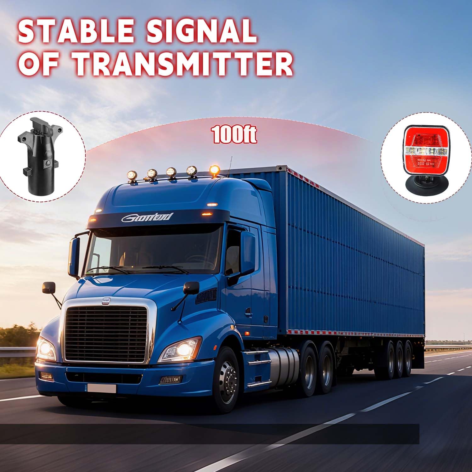 DEJ 4-in-1 trailer lights deliver tail, brake, and turn signaling.