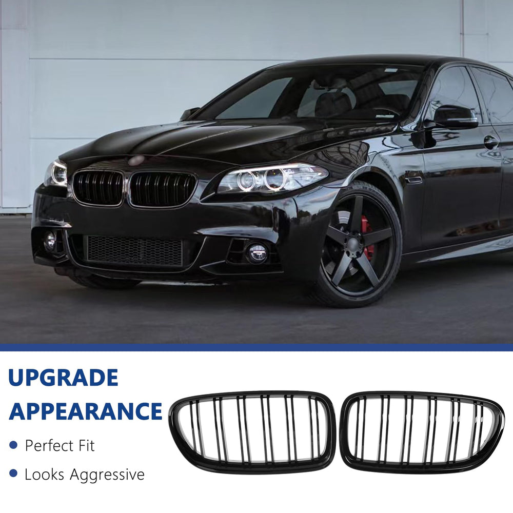 DEKEWEI F10 gloss black right grille complements BMW 5 Series exterior.