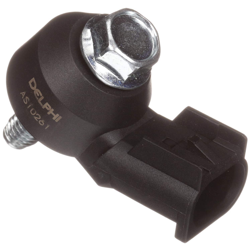 Delphi AS10261 knock sensor front view for precise engine knock detection