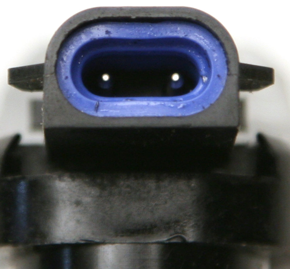 Close-up of Delphi SS10311 ABS speed sensor connector showing durable OE-grade design