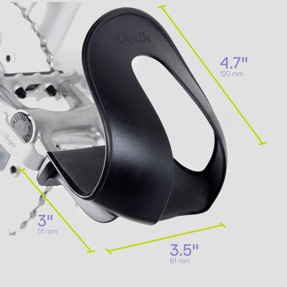 Cruiser bikes benefit from a comfortable strapless, secure foot fit