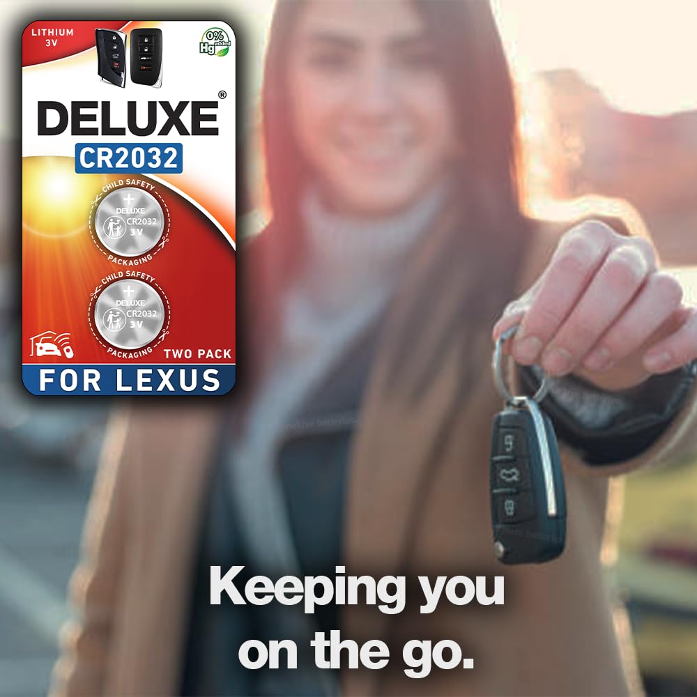Deluxe Batteries RC350 key fob battery pack; ready-to-use after swap