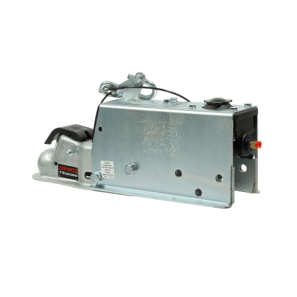 Demco EZ DA70 EZLatch mechanism detailed for quick secure attachment.