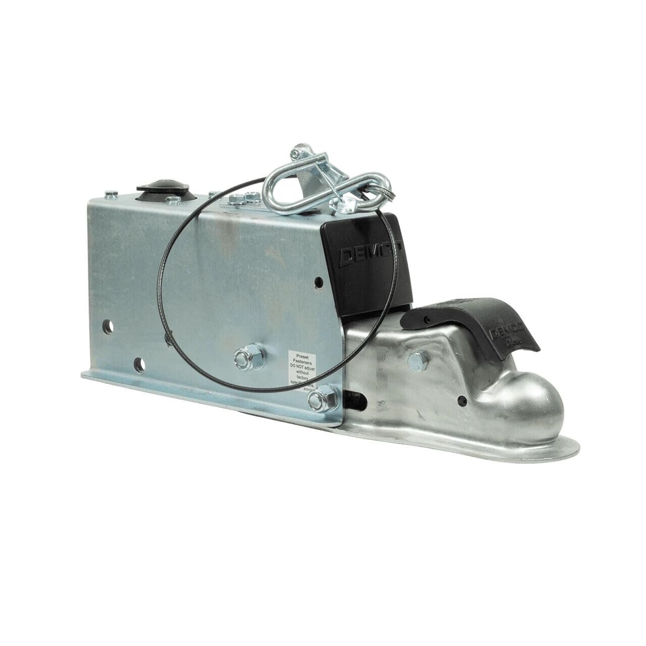 Demco EZ DA70 zinc-plated finish resists corrosion in harsh conditions.