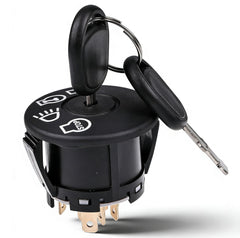 Demfec starter ignition switch with two keys for John Deere tractors, secure startup.