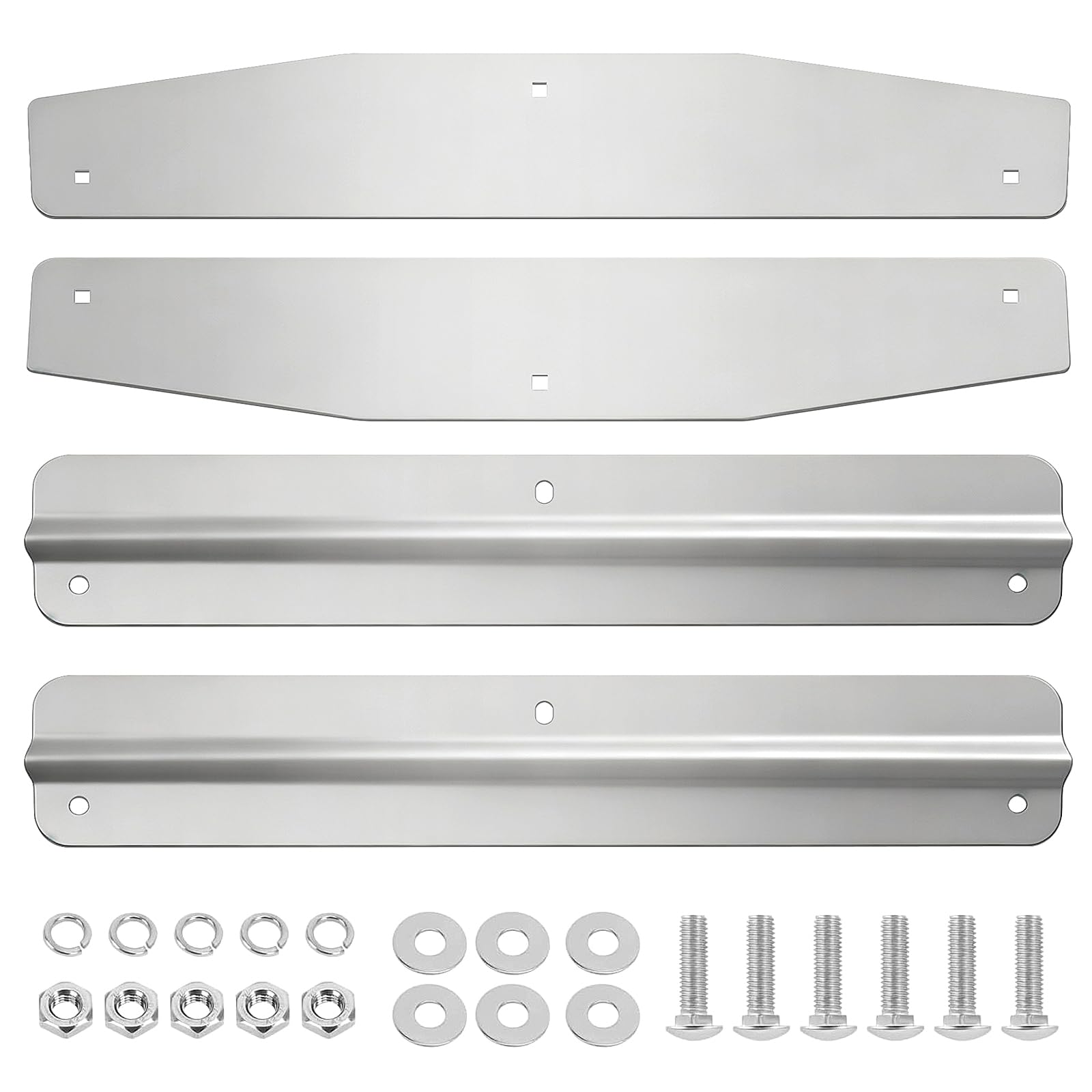 Demimy 24-inch mudflap weights side view enhance stability and added safety.