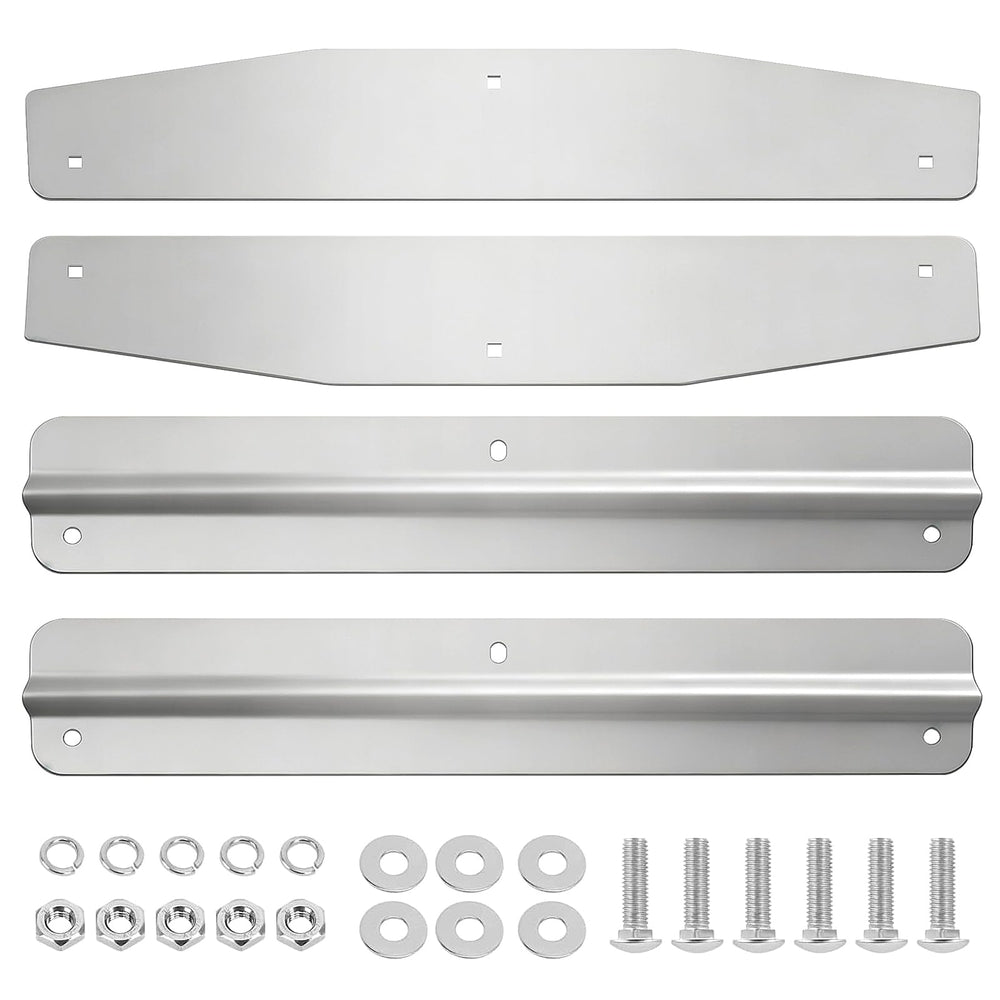 Demimy 24-inch mudflap weights side view enhance stability and added safety.
