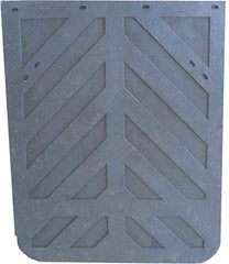 DENCO mud flaps with 8-hole mounting pattern for quick installation