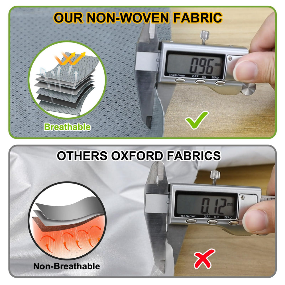 DenForste RV Cover with tire covers adds extra protection