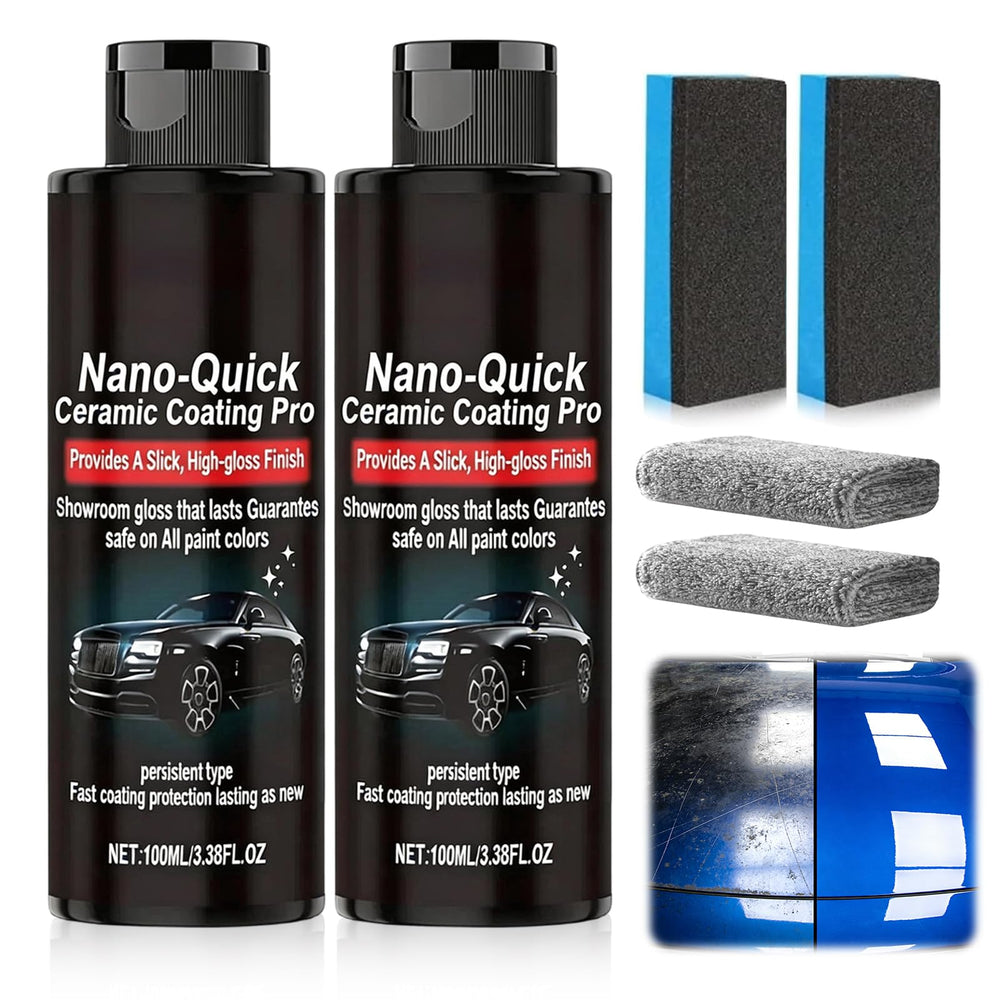 Denir Bonee Nano-Quick Ceramic Coating Pro bottle showing fast surface protection and gloss