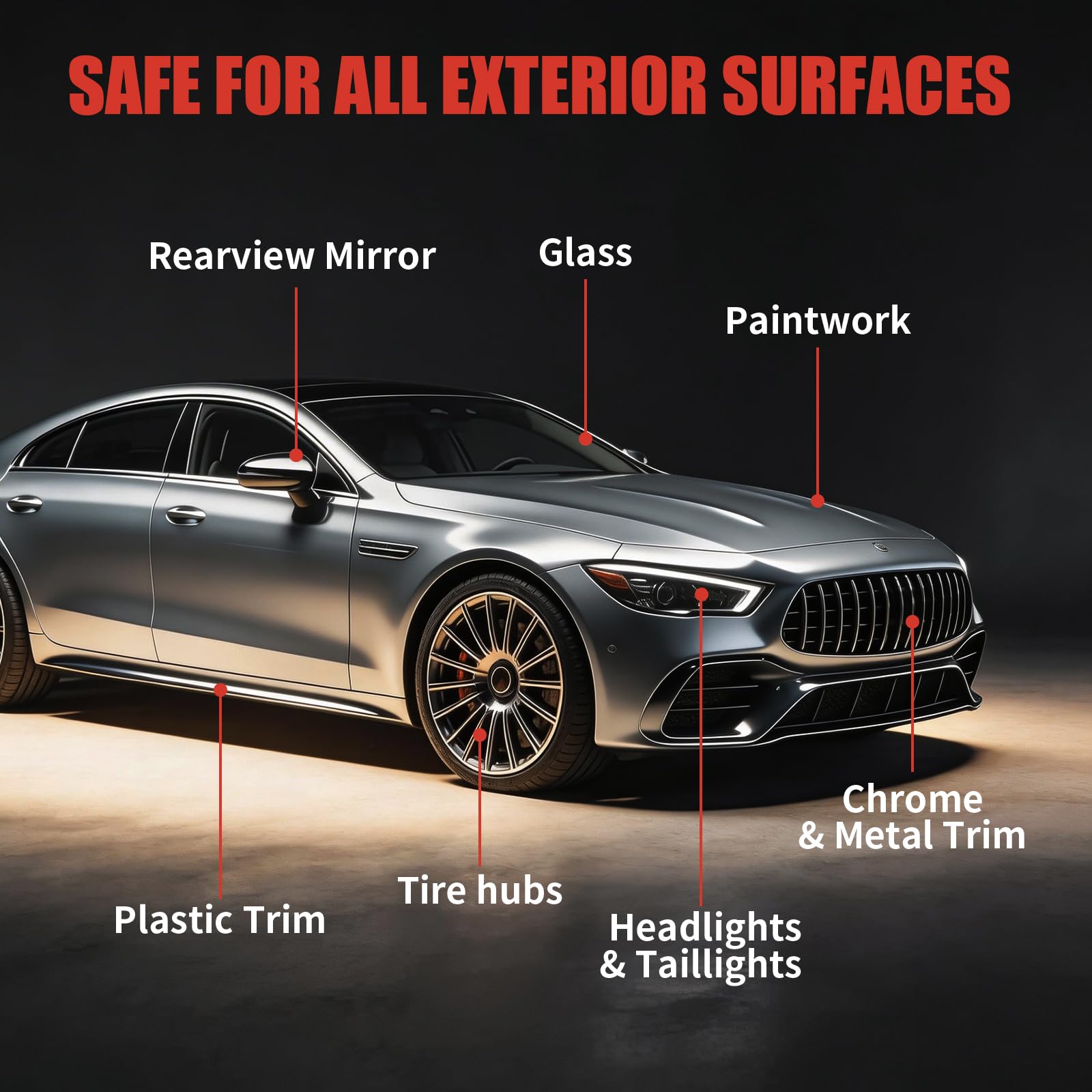 Denir Bonee spray bottle demonstrating easy application for showroom shine