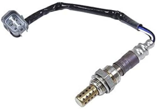 Denso 234-4011 oxygen sensor wiring harness shows four-wire design for precise fit.