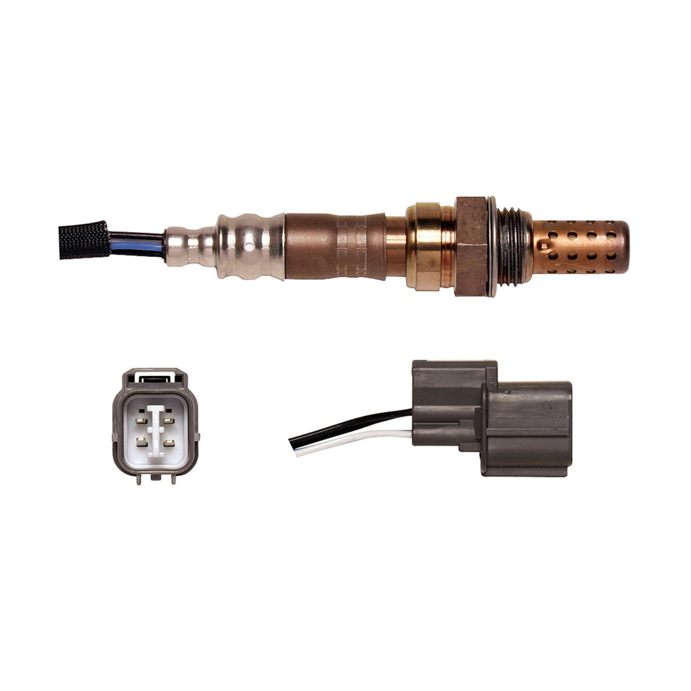 Denso 234-4099 oxygen sensor front view showing OE-fit design for efficiency