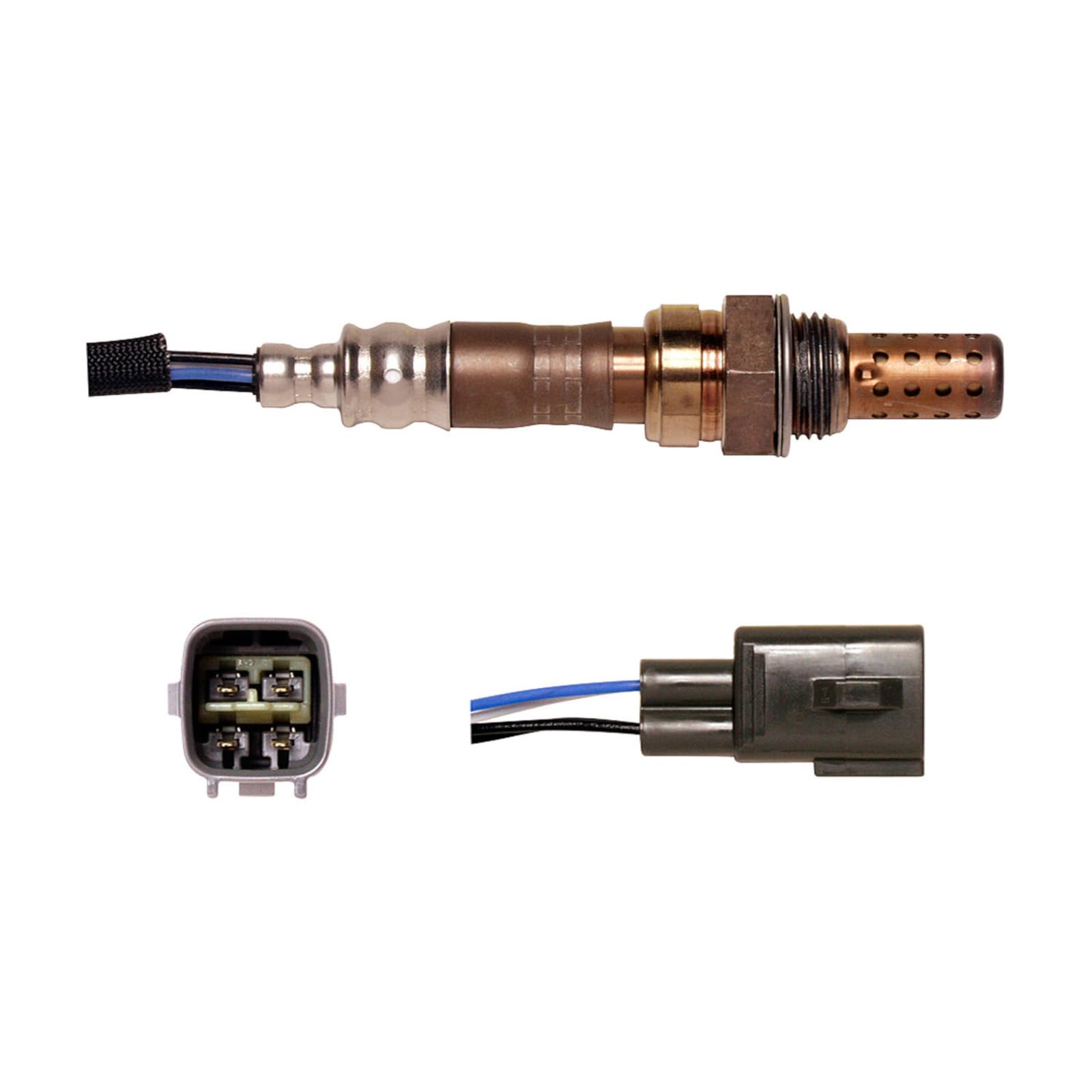 Denso 234-4138 O2 sensor stainless-steel body resists corrosion for longevity.