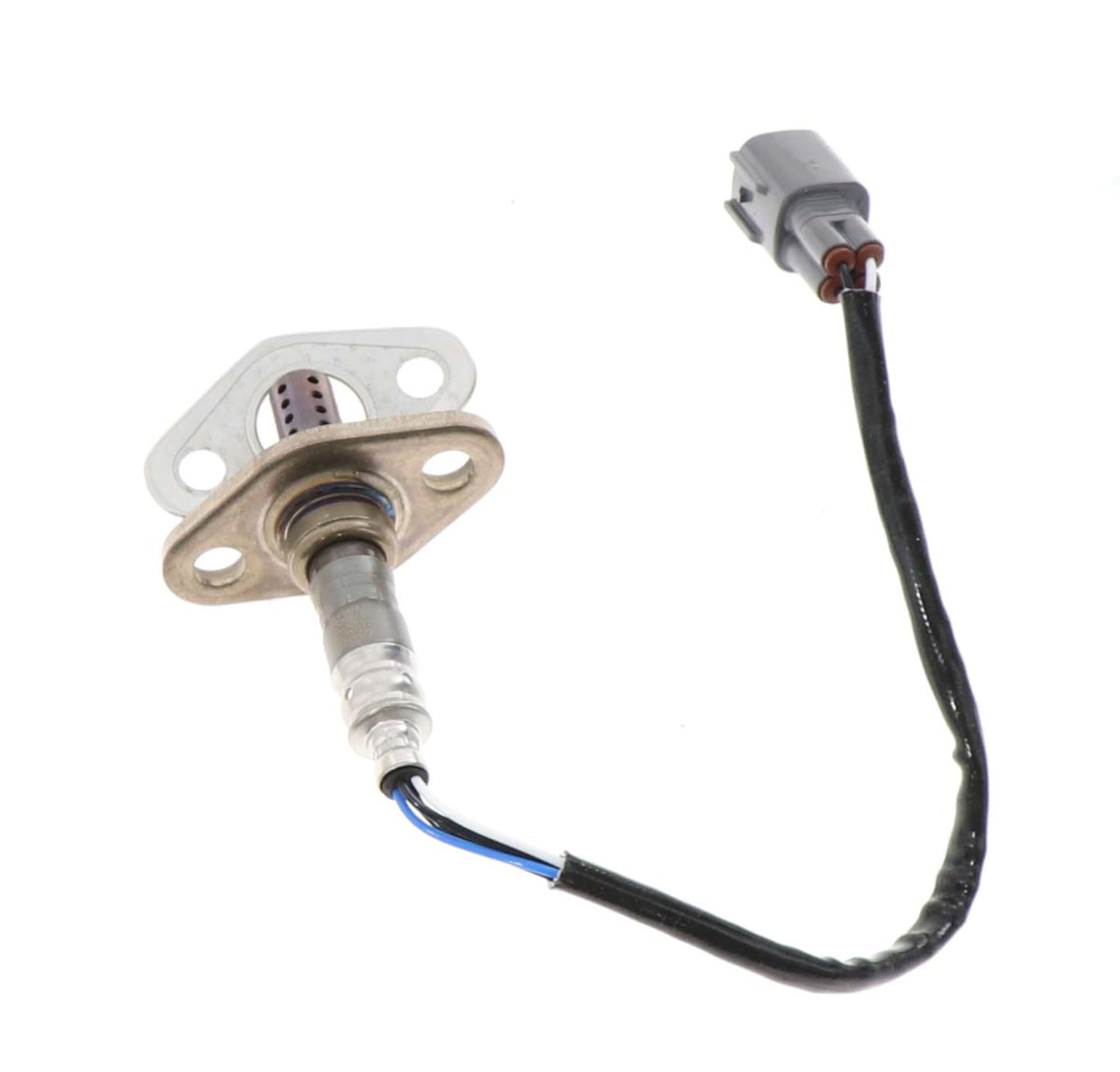 Denso 234-4154 oxygen sensor side view showing OE-style fit