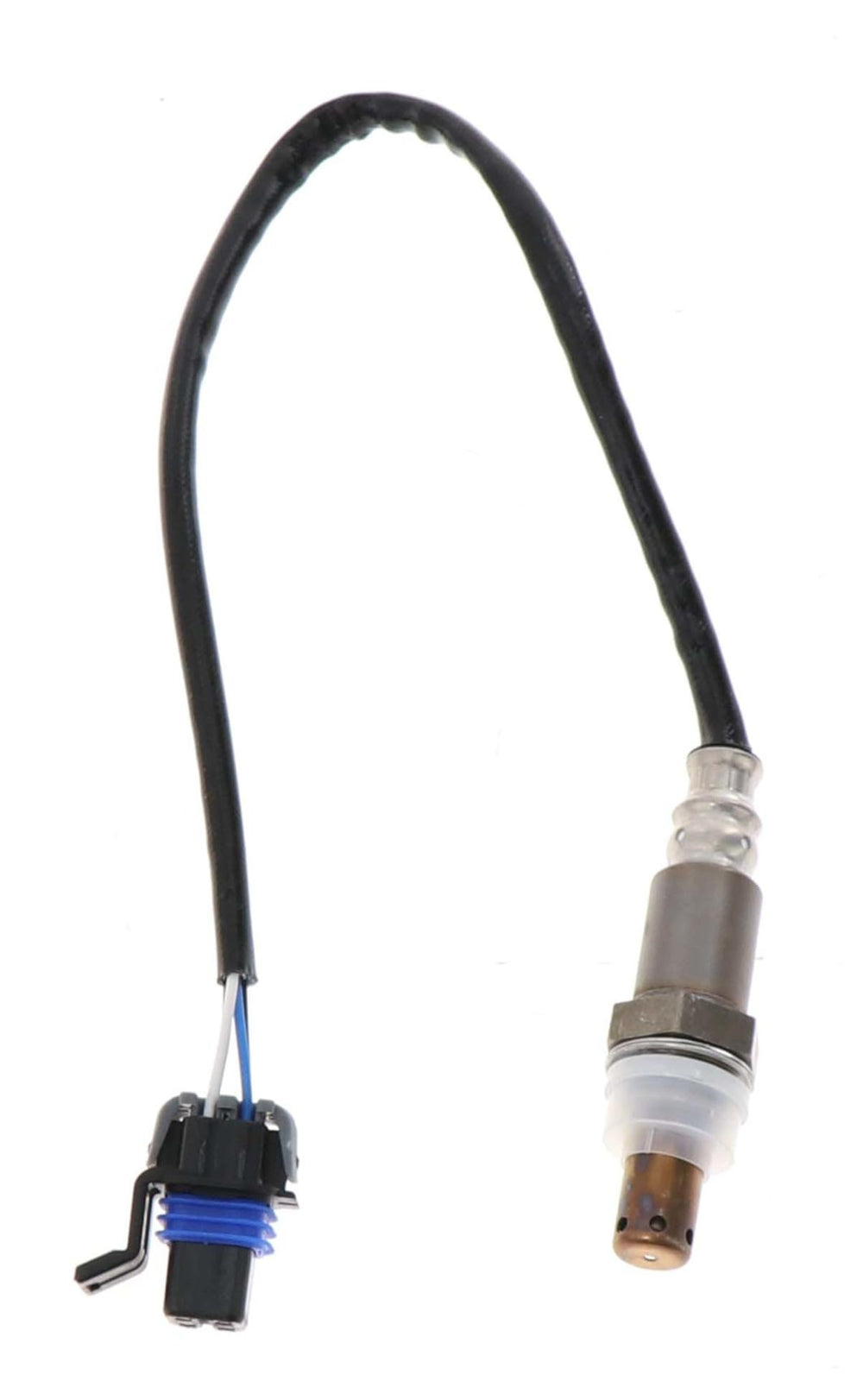 Denso 234-4337 oxygen sensor close-up showing OE-grade connector