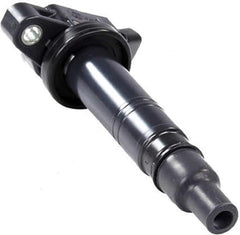 Denso 673-1308 ignition coil side view, easy installation and precise fit