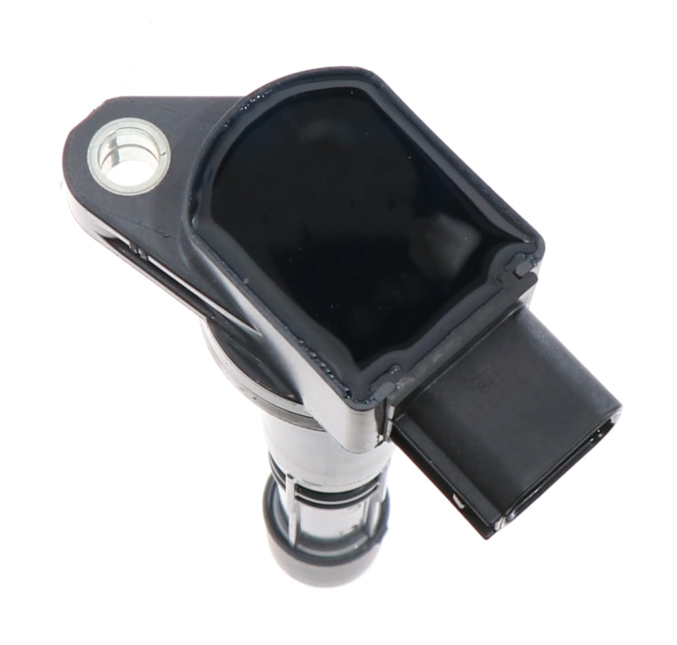 Denso 673-2301 side angle reveals rugged connector for reliable wiring.