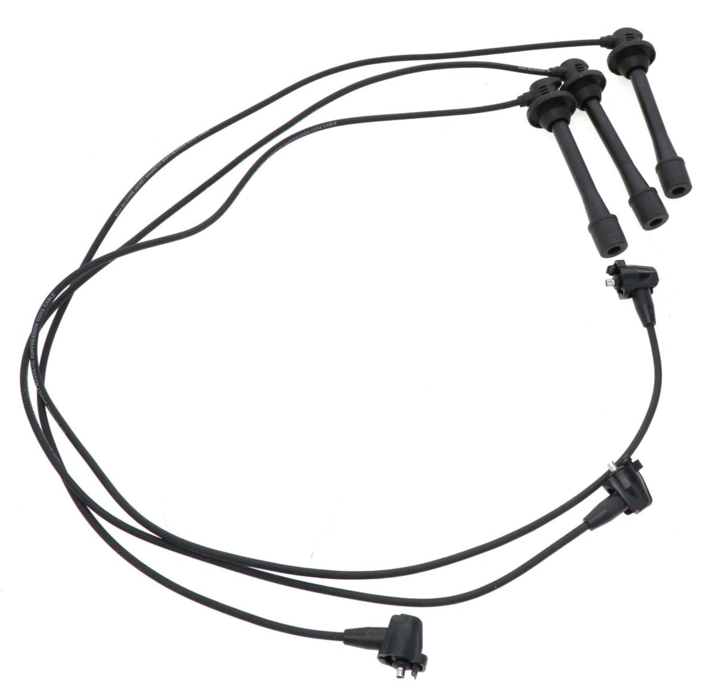 Denso IGN wire set 5mm front view shows reliability.