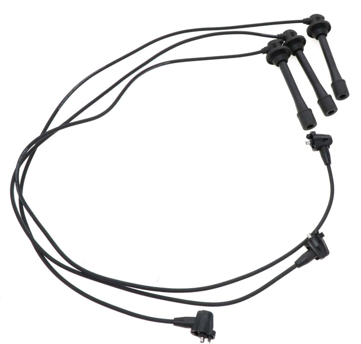 Denso IGN wire set 5mm front view shows reliability.