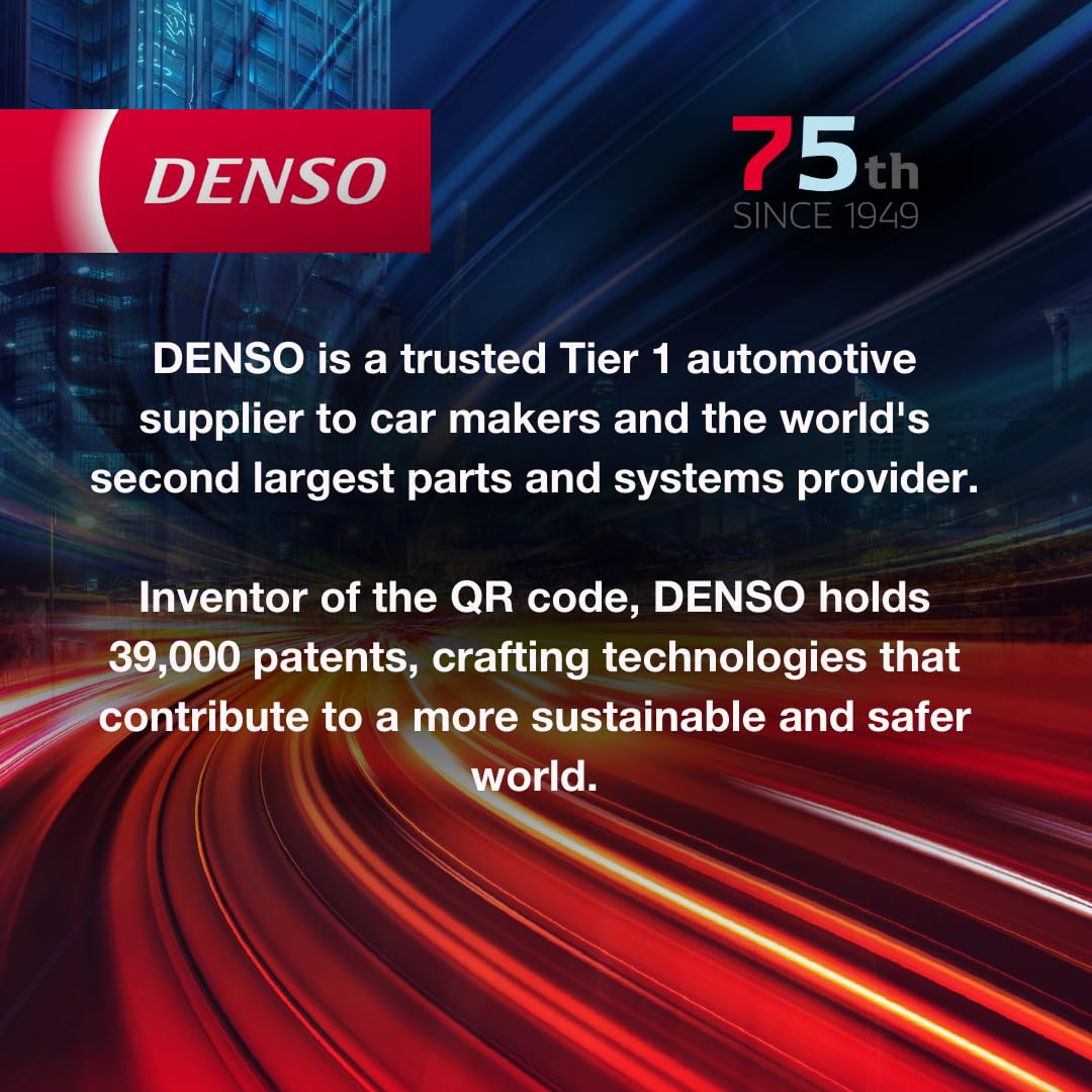 Denso IKH16TT machine-rolled threads prevent seizing during installation and removal.