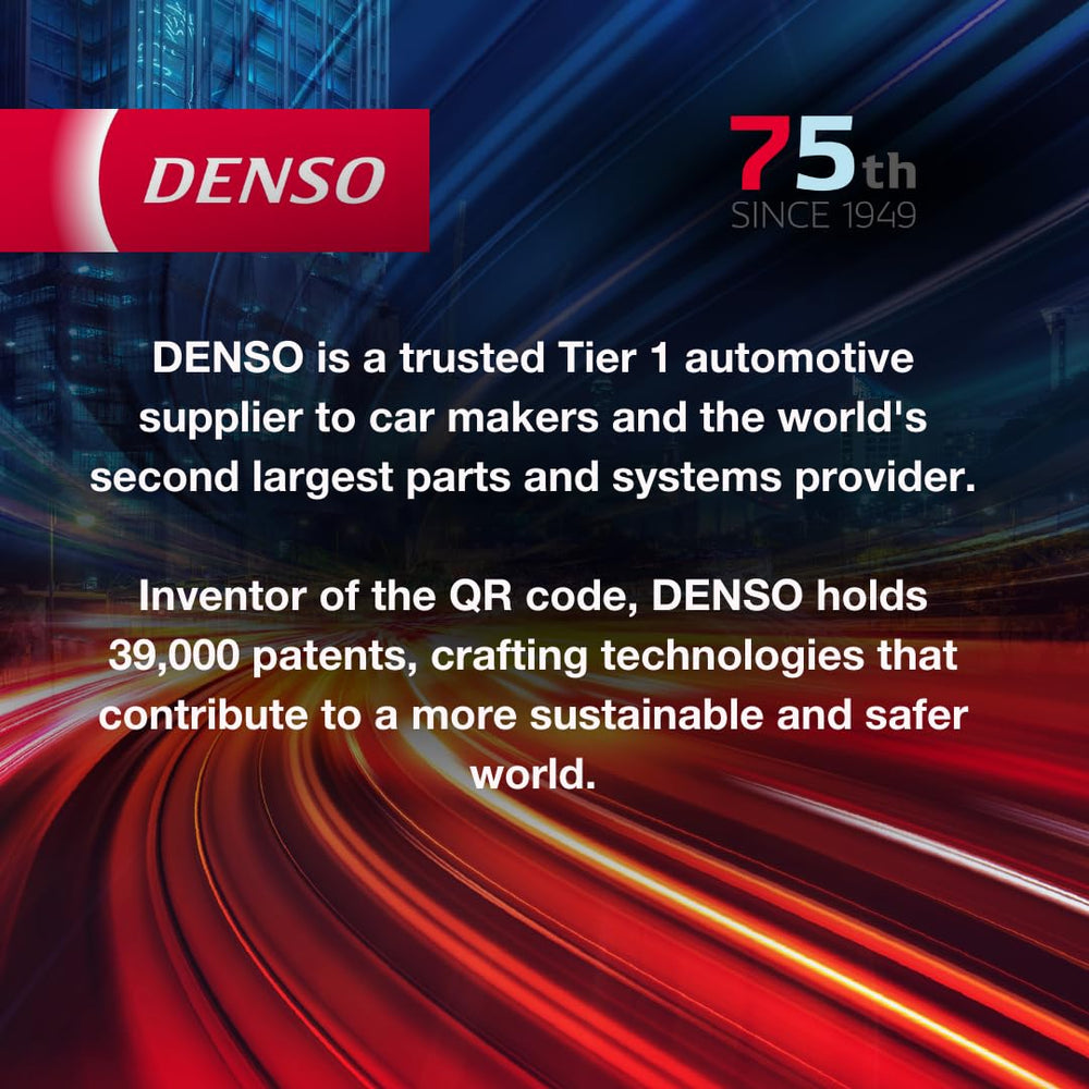 Denso IKH16TT machine-rolled threads prevent seizing during installation and removal.