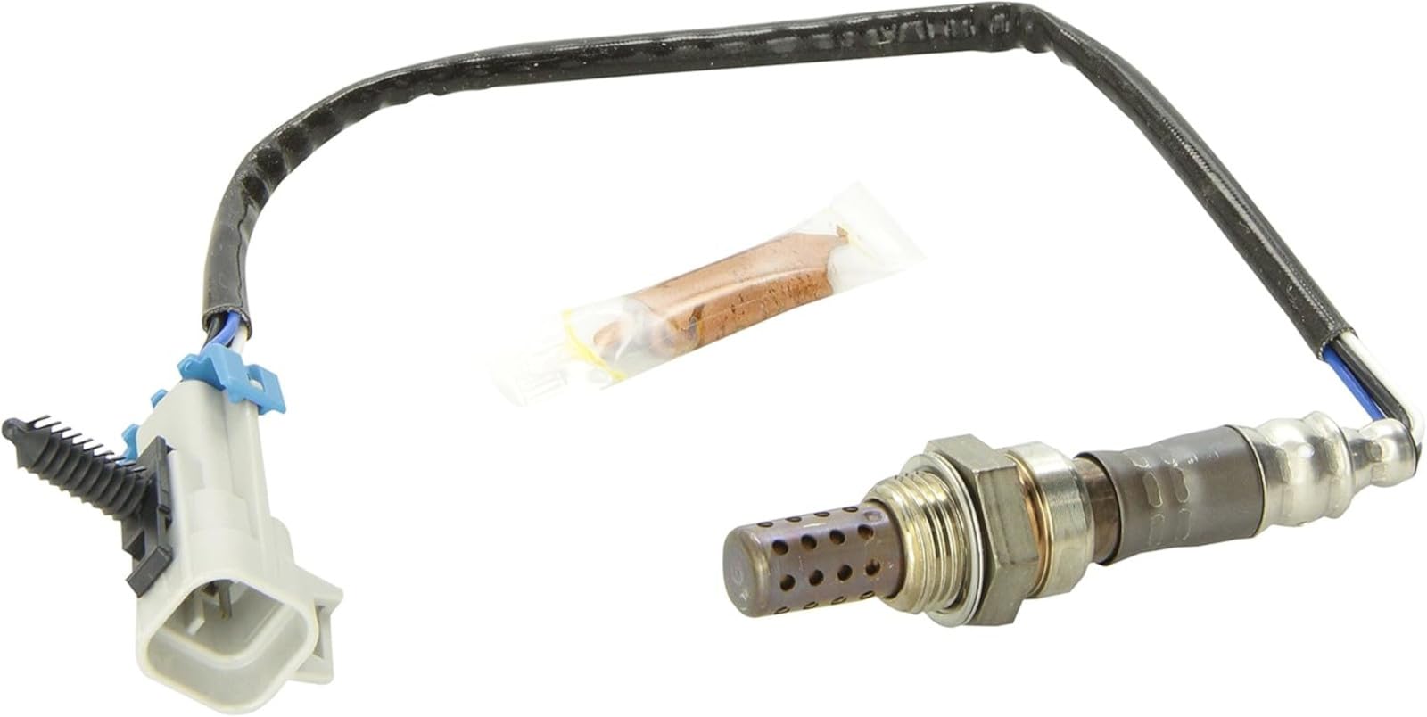 Front view of Denso Oxygen Sensor 234-4668 for precise engine readings