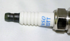 Denso Platinum TT spark plug component closeup for high-performance engines