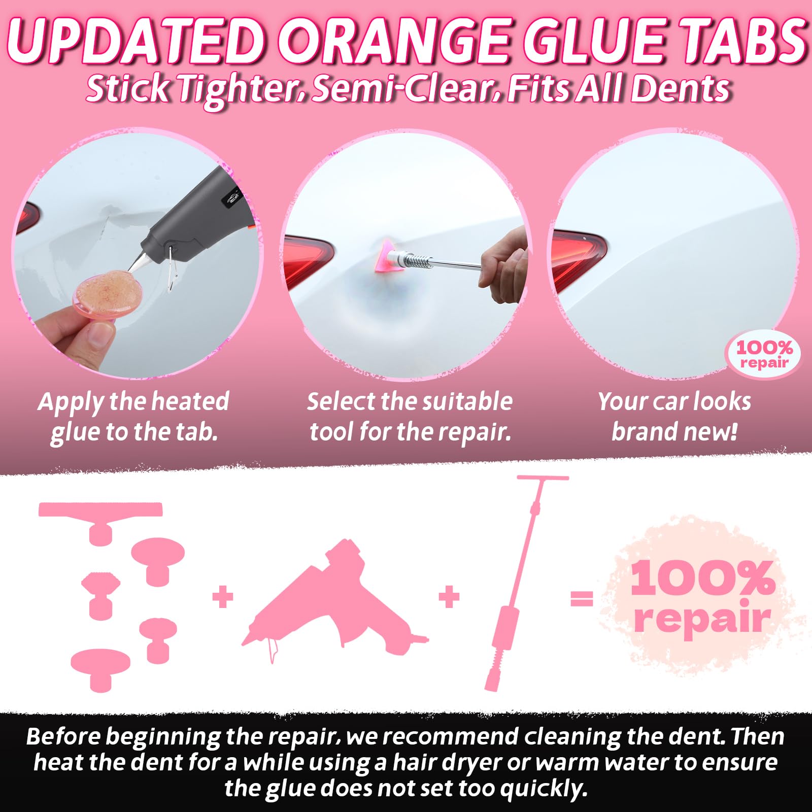 DentWiz portable dent repair kit for on-the-go fixes